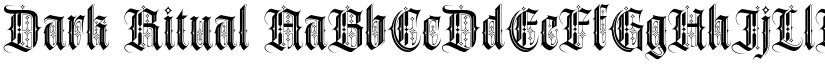 Dark Ritual font download