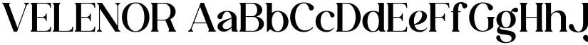 VELENOR font download