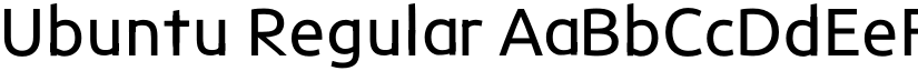 Ubuntu Regular font
