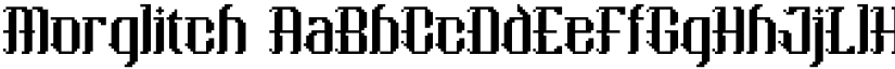 Morglitch font download