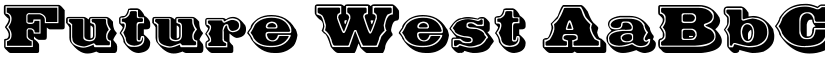 Future West font