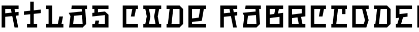 Atlas Code font download