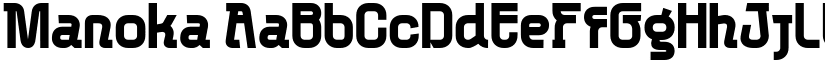 Manoka font download