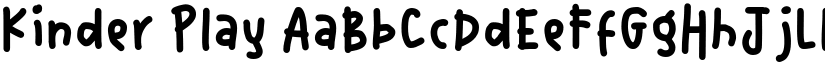 Kinder Play font download