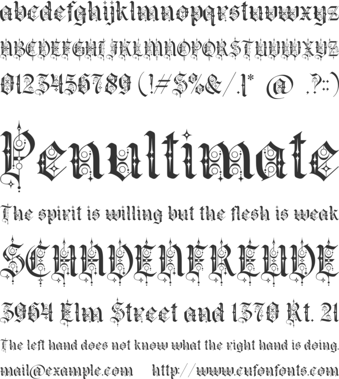 Orbit Magika font preview