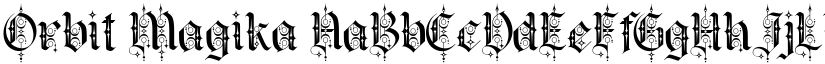 Orbit Magika font download