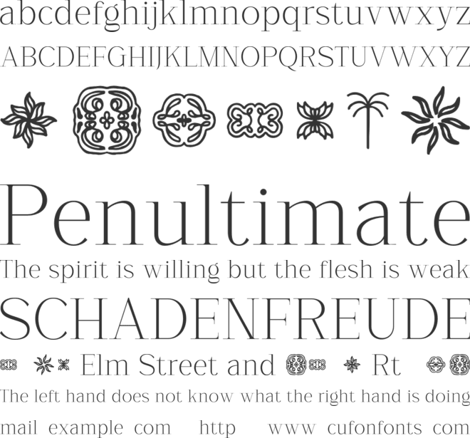 Anmer Personal Use font preview