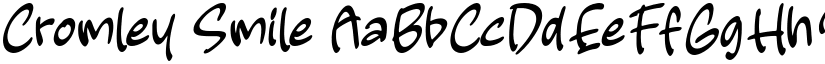 Cromley Smile font download