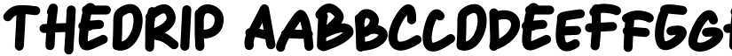 THEDRIP font download