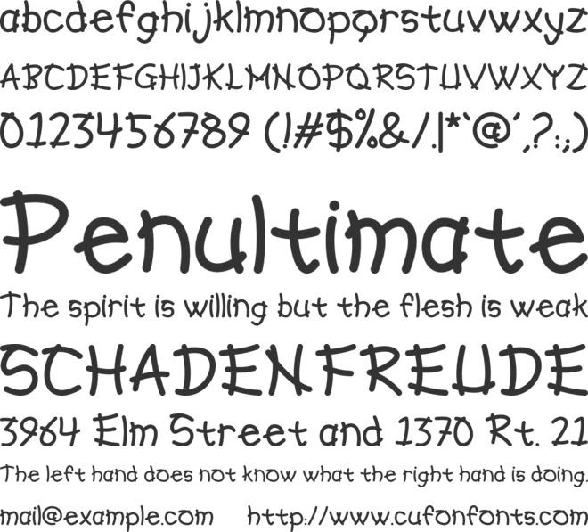 Hiroshio font preview