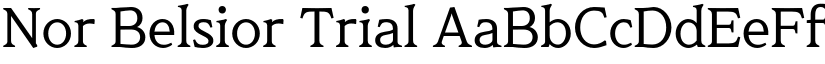 Nor Belsior Trial font download