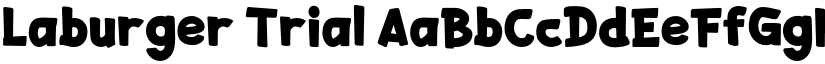 Laburger Trial font download