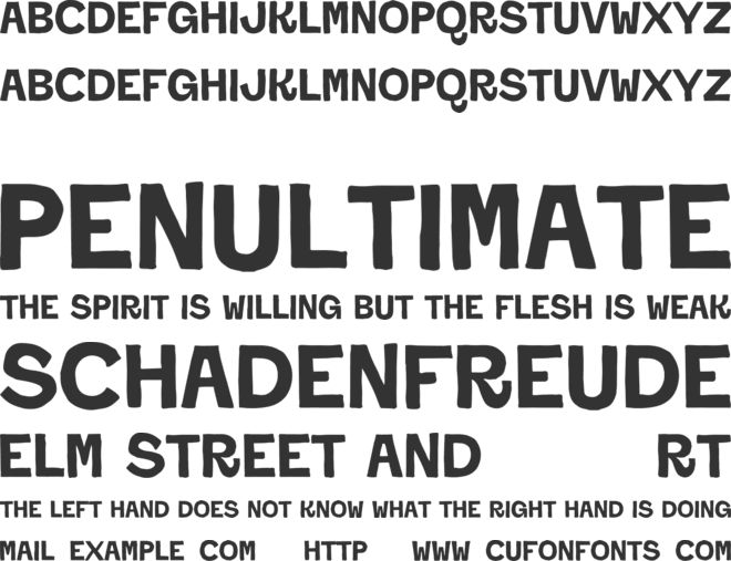 Softspoken font preview
