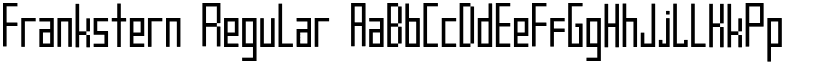 Frankstern Regular font