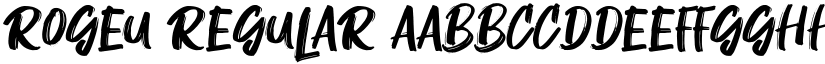 Rogeu Regular font