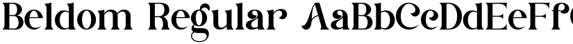 Beldom font download