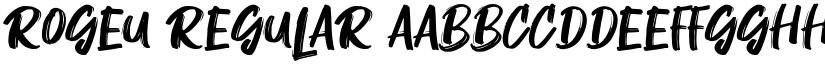 Rogeu Regular font