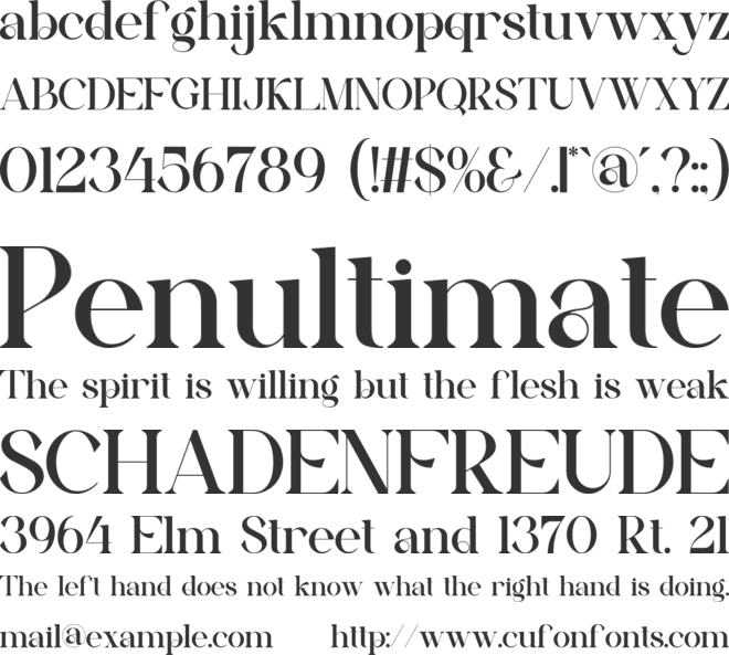 Bikary font preview