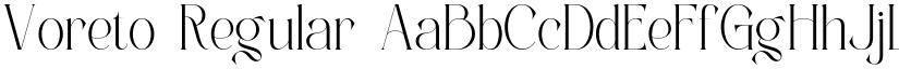 Voreto font download