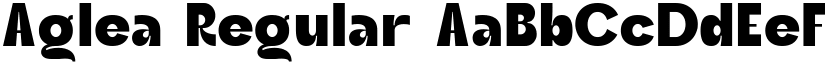 Aglea font download