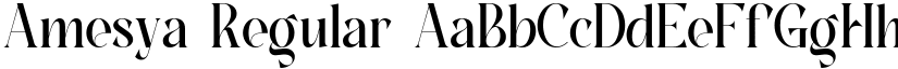 Amesya font download