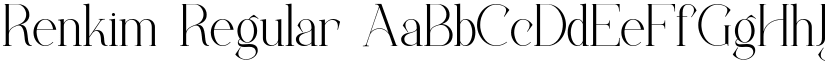 Renkim font download