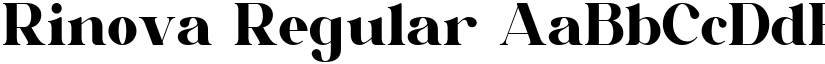 Rinova font download