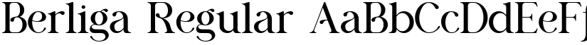 Berliga Regular font