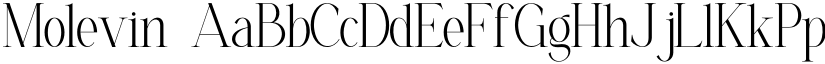 Molevin font download