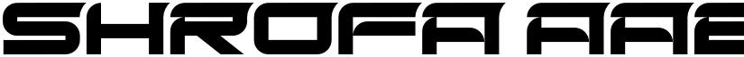 Shrofa font download