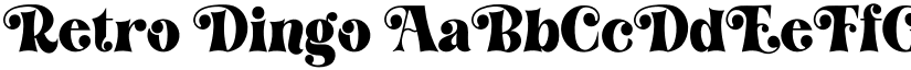 Retro Dingo font