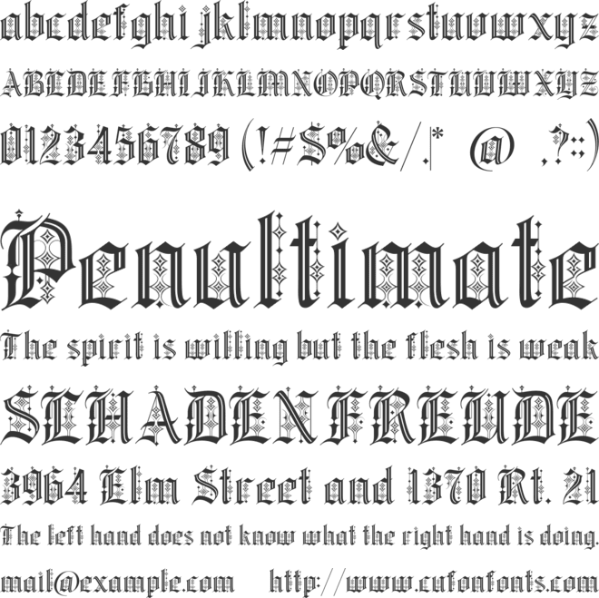 Magic Round font preview