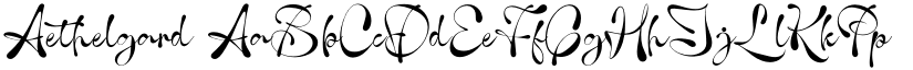 Aethelgard font
