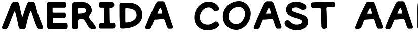 Merida Coast font