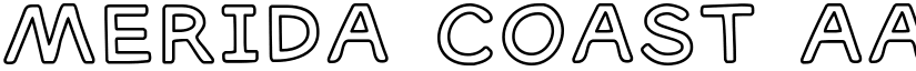 Merida Coast font