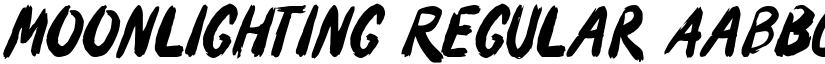 Moonlighting Regular font