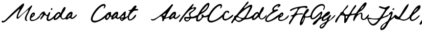 Merida Coast font