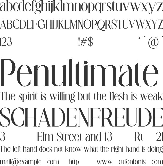 STELLAR ORACLE font preview