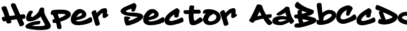 Hyper Sector font download