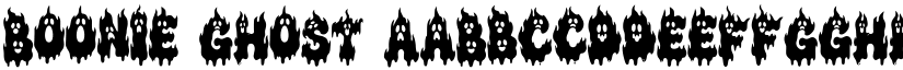 Boonie Ghost font download