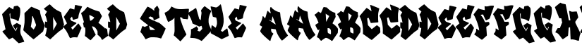 Goderd Style font download