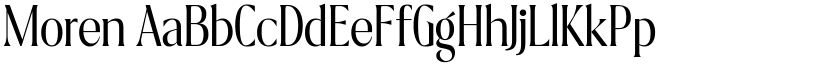 Moren font