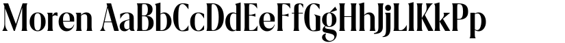 Moren font
