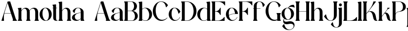 Amotha font download