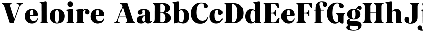 Veloire font