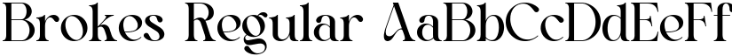 Brokes font download