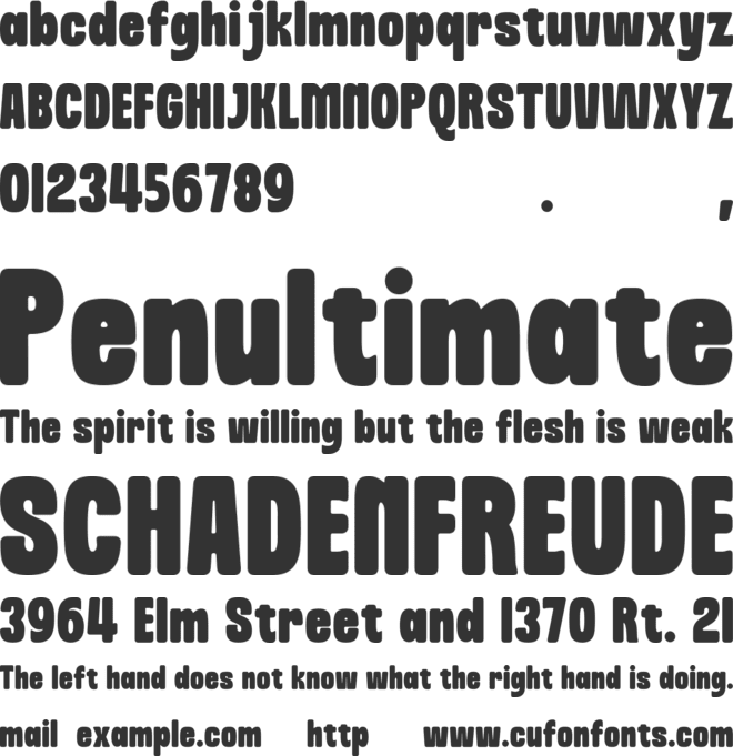 Krumix font preview