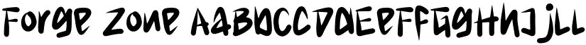 Forge Zone font