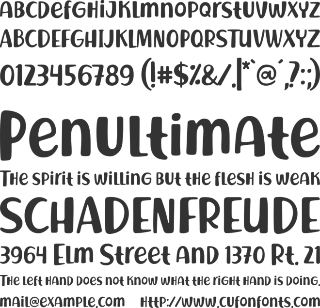 Richela Kids font preview