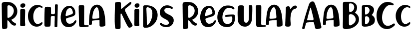 Richela Kids Regular font